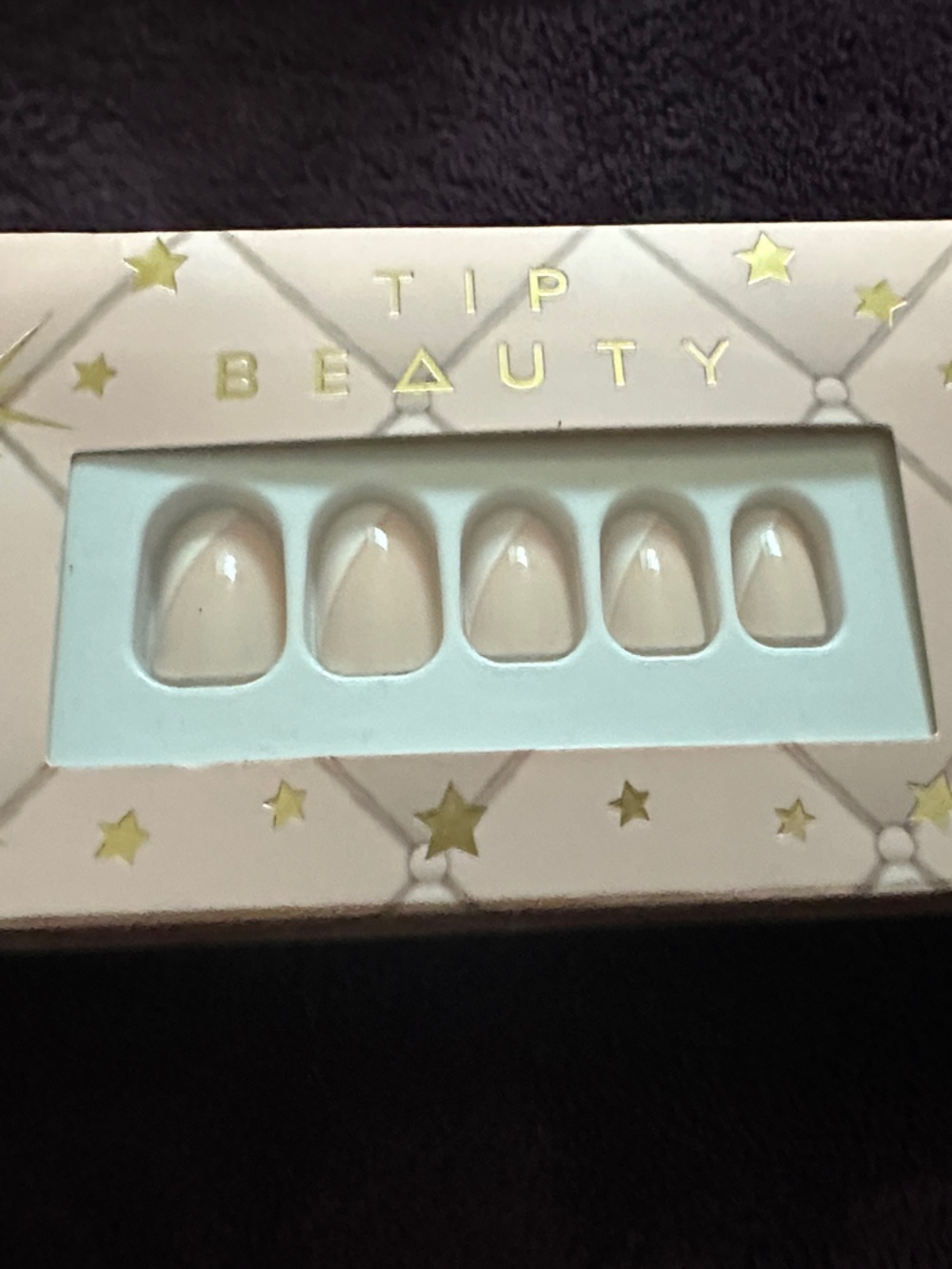 Tip Beauty Nude Press-On Nails - 24 Nails plus glue Minimalist NWT gift